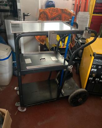 Carrello per saldatrice mig e tig