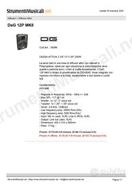 Altoparlanti DAG 12P MKII