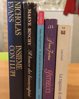 LOTTO 5 LIBRI Narrativa e Romanzi Rosa 