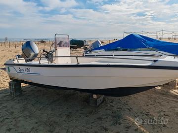 barca open con motore 