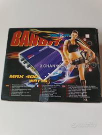 amplificatore bandit 400 2 canali per auto 