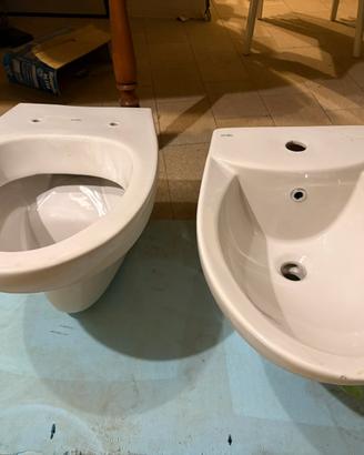 Coppia wc e bidet