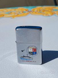 ZIPPO ORIGINAL USS HERMITAGE LSD 34 1982 PIPA NAVE