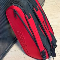 Borsone tennis Wilson super tour clash 9 racchette