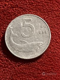 5 lire 1954
