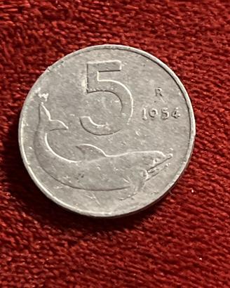 5 lire 1954