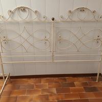 Testata letto matrimoniale in ferrobattuto  con sp