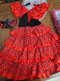 costume spagnola compresa maschera 