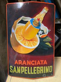 Targa tabella pubblicitariaARANCIATA SANPELLEGRINO