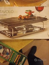 Grill da tavola con pietra ollare