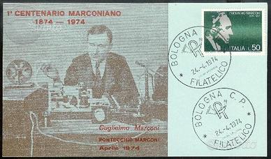 1974 Cartoline 100° nascita GUGLIEMO MARCONI