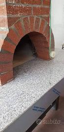 Forno per pizza da esterno in muratura