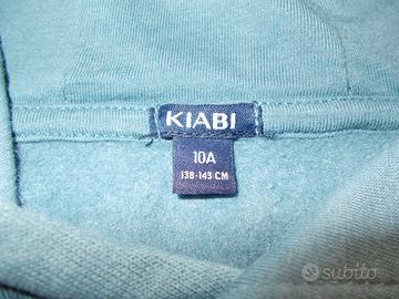 felpa calda con cappuccio Kiabi 10 anni -h.138/143