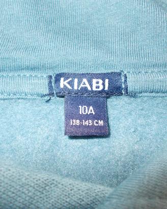 felpa calda con cappuccio Kiabi 10 anni -h.138/143
