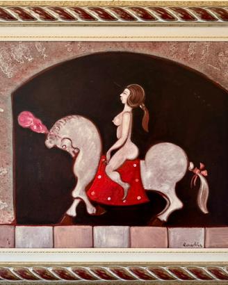 Quadro Donna a Cavallo - Rowlia