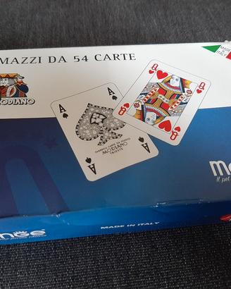 carte da gioco ramino poker modiano