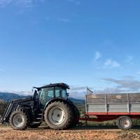 Carrello agricolo ribaltabile con documenti