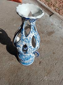 Porta candela in ceramica Portoghese