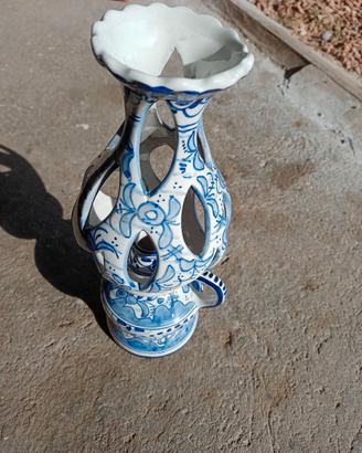 Porta candela in ceramica Portoghese