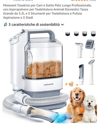 Tosatrice x cani e gatti e aspirapolvere nuova