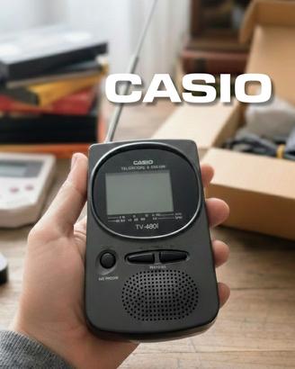 Casio TV 480I Televisore Portatile Vintage Colori