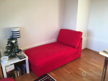 Chaise longue kivik ikea rossa