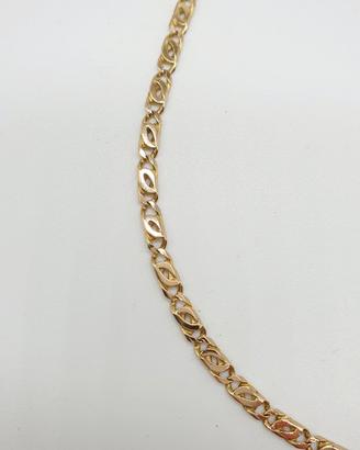 COD.103.26 COLLANA INCROCI ORO GIALLO 18K 750