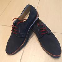 Scarpe casual camoscio blu 46 NUOVE