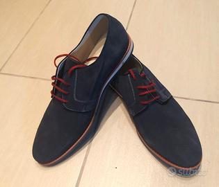 Scarpe casual camoscio blu 46 NUOVE