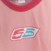 T-shirt Maglia Maniche Corte 55DSL Rosa Taglia L