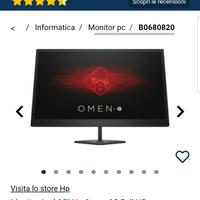 Monitor Omen HP 144hz