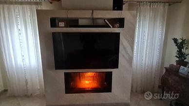 Camino a legna ventilato