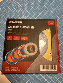 SET MOLE DIAMANTATE PARKSIDE 4 PEZZI
