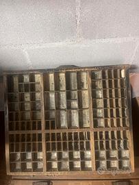 CASSETTI  DA TIPOGRAFO