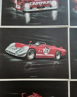 Stampe nuove Alfa Romeo Campionato Mondiale Marche
