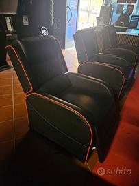 Poltrona Reclinabile Relax – Stile Cinema Gaming