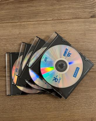 5 DVD Fujifilm e Imation vergini