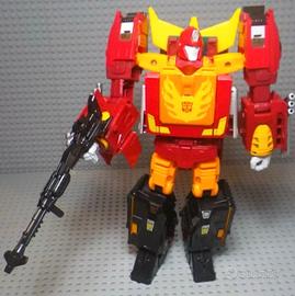Transformers Potp Hot Rod in Rodimus Prime