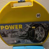 Catene da neve Power X nuove mai usate 9mm