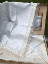 Completo letto matrimoniale misto seta