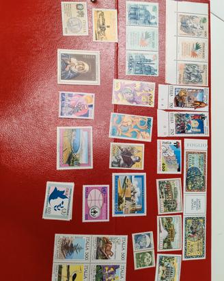 Lotto francobolli 1985