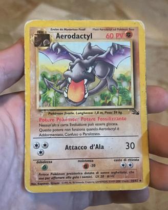 Pokemon Vintage  Aerodactyl 16/62 RARA Fossile ITA