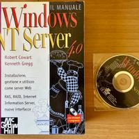 Libro vintage con cd-rom Windows NT Server 4.0