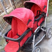 Passeggino gemellare +ovetto