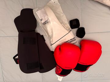 Set completo kickboxing/ boxe donna decathlon