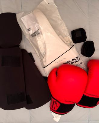 Set completo kickboxing/ boxe donna decathlon