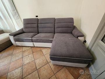 Divano con relax elettrico Antimacchia