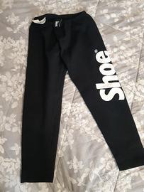Pantalone tuta nero bambina  taglia L Shoe