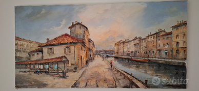 Quadri vecchia milano navigli centro