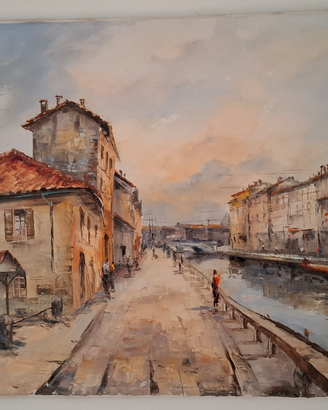 Quadri vecchia milano navigli centro